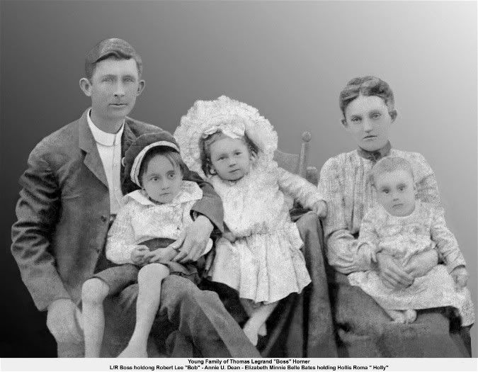 Thomas Legrand Horner Family - Hickman County, TN