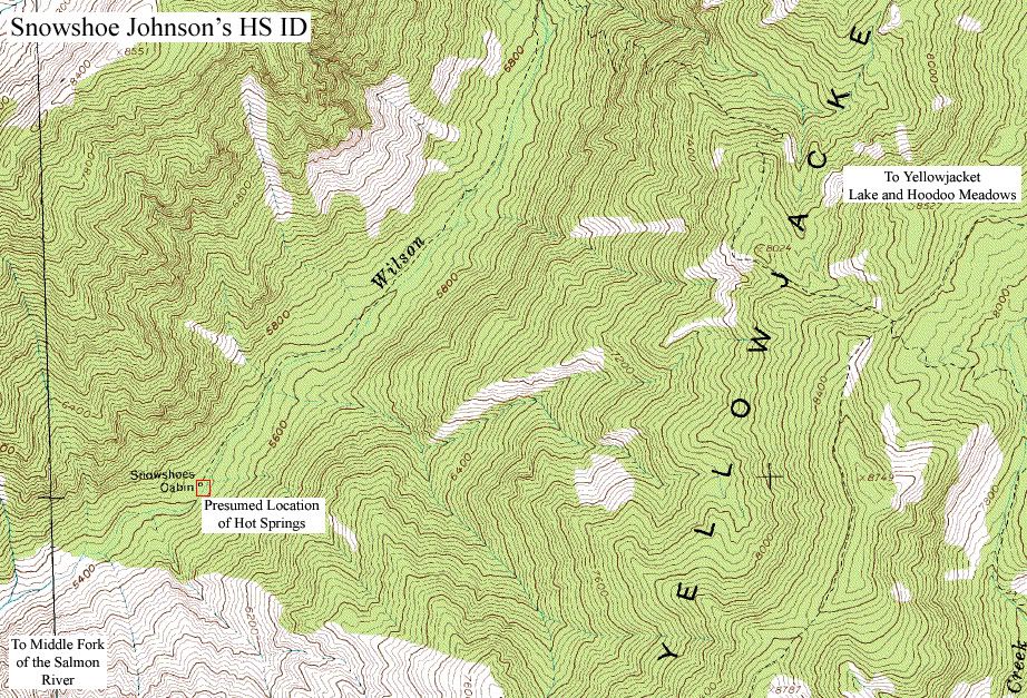 Creek and Snowshoe Johnson's Hot Springs. Soakers Forum
