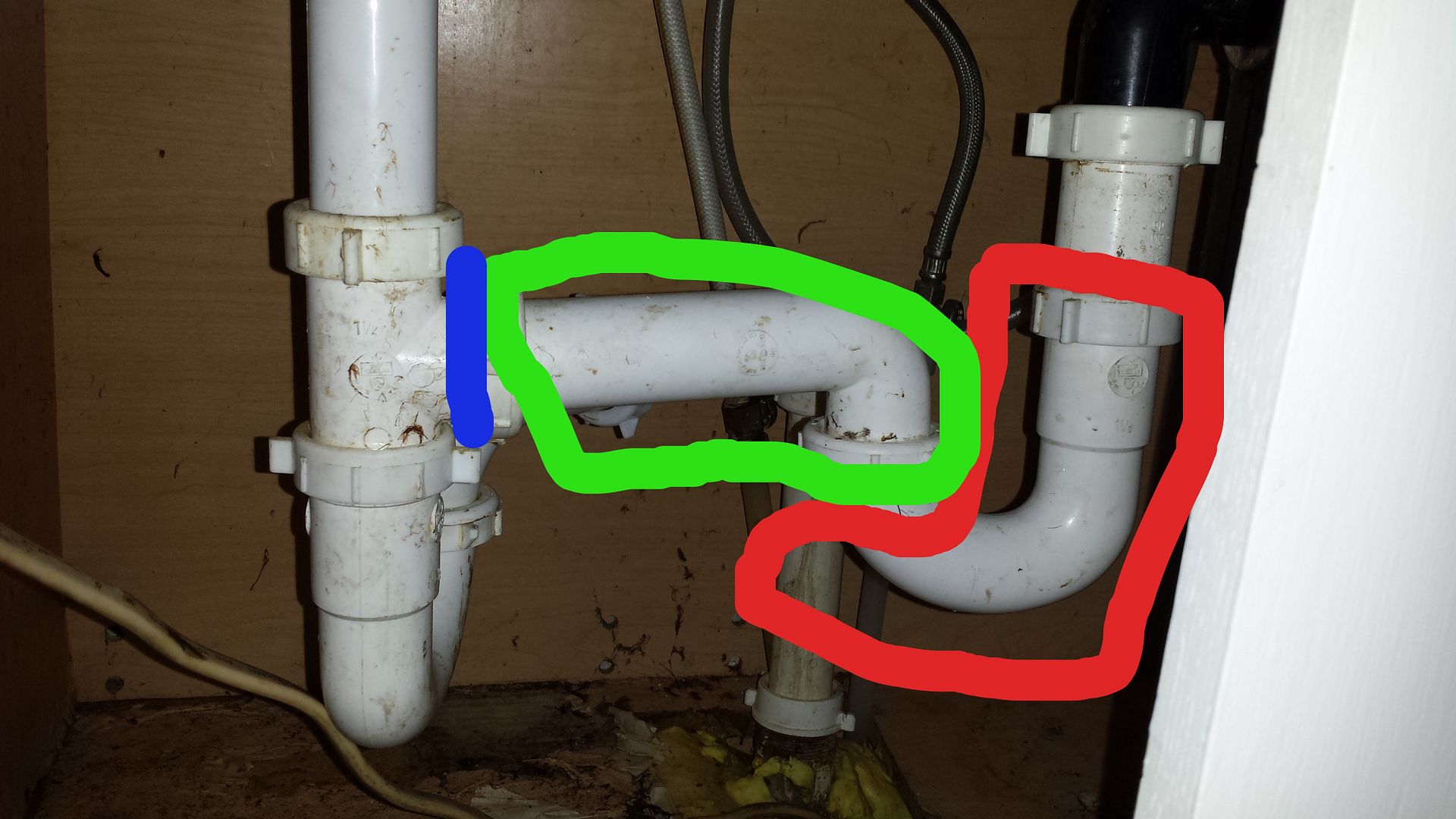 Kitchen sink plumbing question | DIY Home Improvement Forum