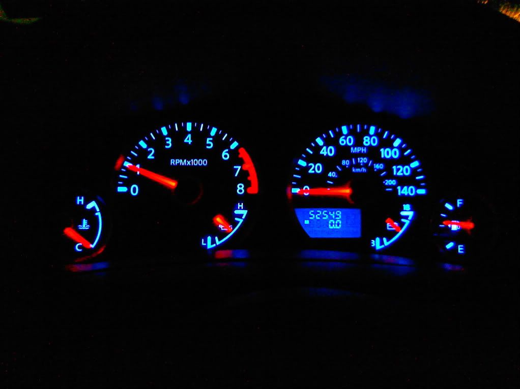 Nissan frontier gauge cluster lights