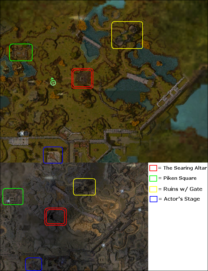 Guild Wars Prophecies Map