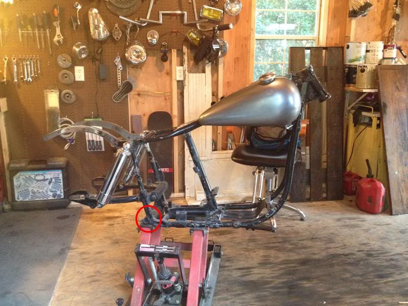 Shovelhead Mid Controls Rear Master Cylinder Placement?
