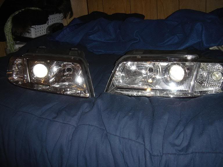 ECode headlights with OEM HID setup