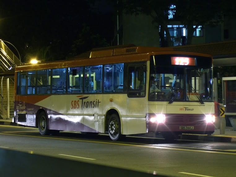 344J on Svc 125 Night