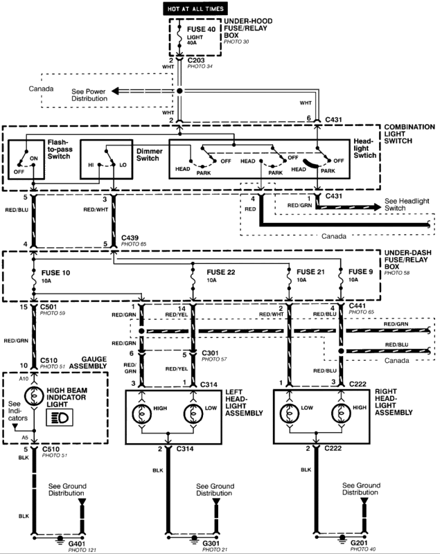 Nissan vanette headlight wiring diagram #4