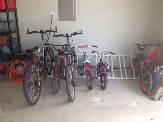 make your own bicycle racks