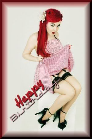 happy birthday pinup Pictures, Images and Photos