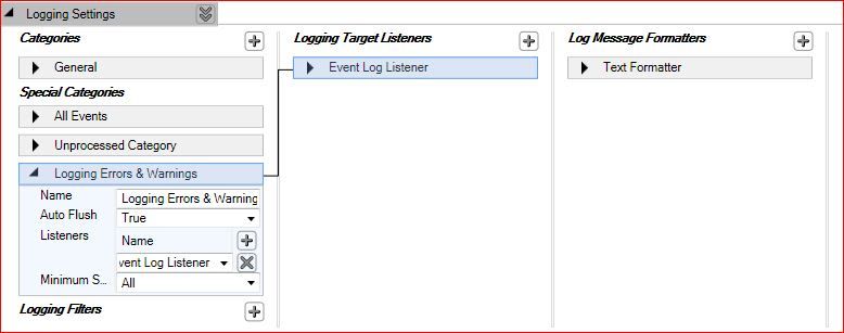 Logging Settings