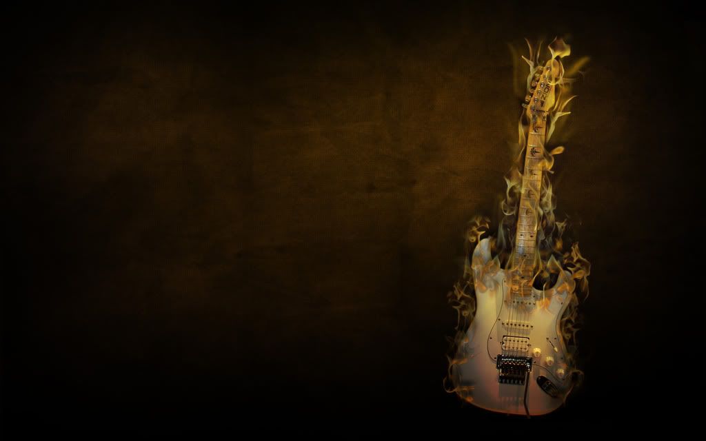 guitar wallpapers. The Flame Guitar Wallpaper