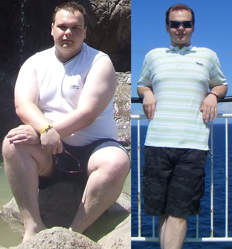 That's me in the photos above, before and after my 12 week weight loss