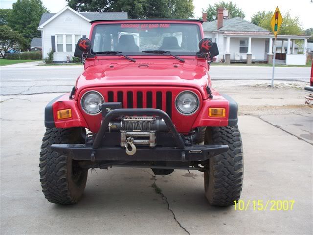 Hood mounted jeep spare tire carrier #2
