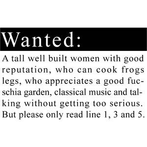 wanted,tall,well-built,woman