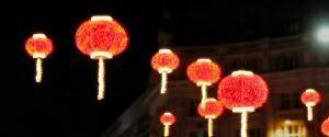 Chinese Lanterns at Oxford Circus