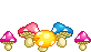bouncy mushroom pixel