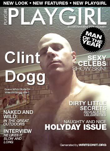 Clint Dogg PlayGirl cover