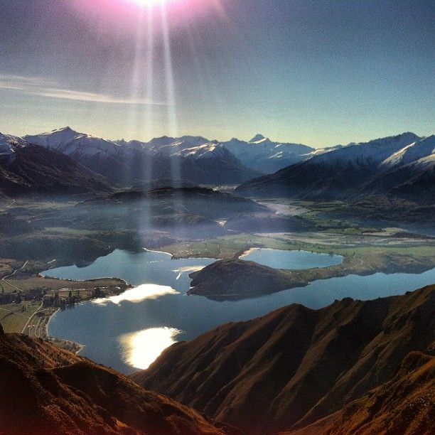 Not a bad view on the way up!