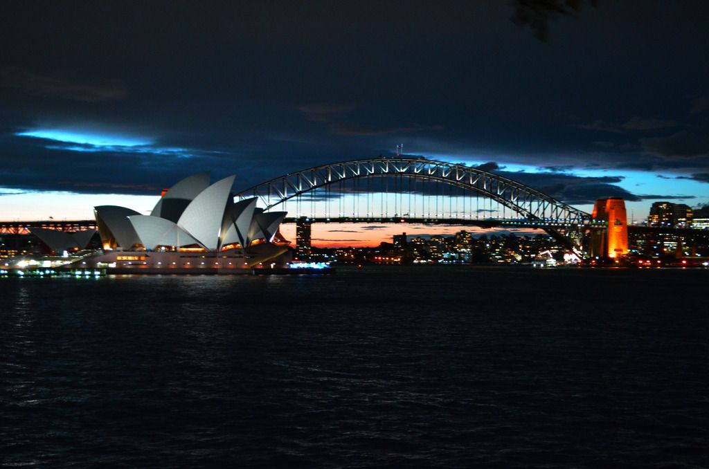 All lit up