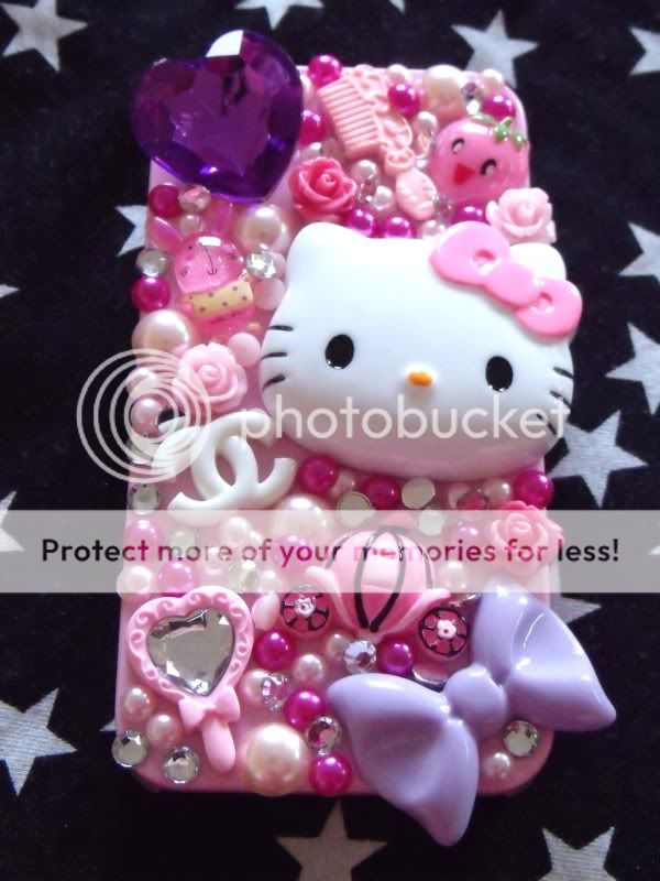 DIY Mirror Dreams Bling Hello Kitty CC Bow Gem Cinderella 