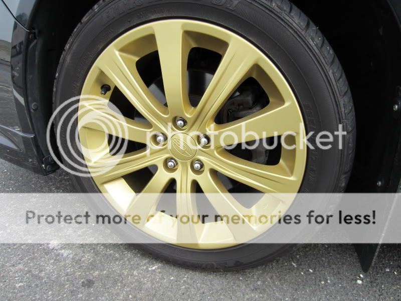 Which paint for painting wheels gold? NASIOC