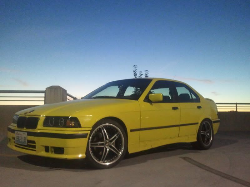 93 bmw 325i sedan, slight mods