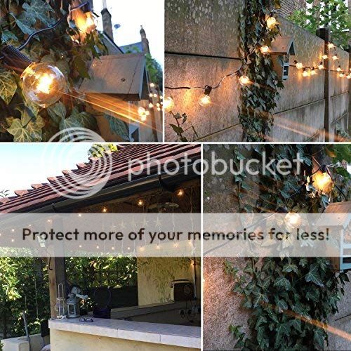 9/25Pcs Ersatzbirnen lichterkette G40 Glühbirne für Lichterkette Außen