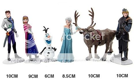 6X NEW FROZEN EXCLUSIVE TOY FIGURINE (end 6/2/2019 12:15 AM)